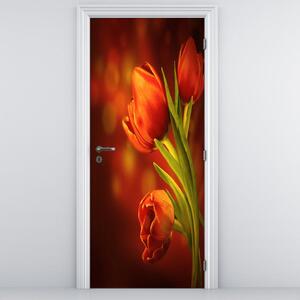 Fototapeta pentru ușă - floare (95x205cm)
