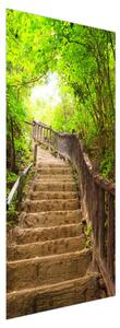 Fototapeta pentru ușă - trepte frumoase în natură (95x205cm)