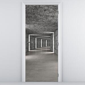 Fototapeta pentru ușă - pasaj din stănci (95x205cm)