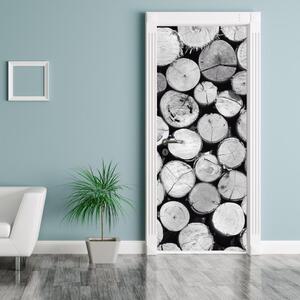 Fototapeta pentru ușă - lemnul (95x205cm)