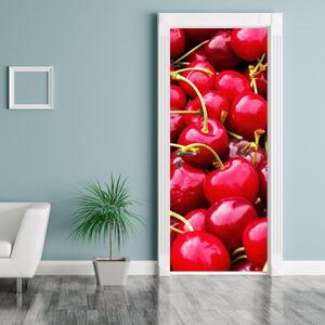 Fototapeta pentru ușă - cireșe roșii (95x205cm)