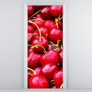 Fototapeta pentru ușă - cireșe roșii (95x205cm)