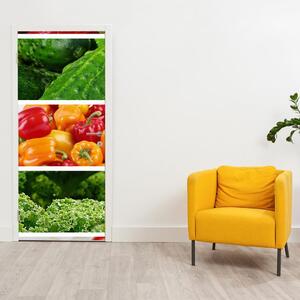 Fototapeta pentru ușă - legume (95x205cm)