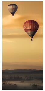 Fototapeta pentru ușă - baloane zburătoare (95x205cm)