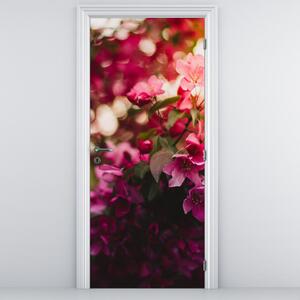 Fototapet pentru ușă - Arbust înflorit (95x205cm)