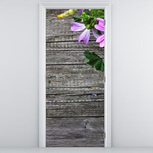 Fototapet pentru ușă - Flori de câmp (95x205cm)