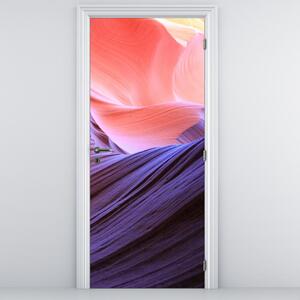 Fototapet pentru ușă - Nisip colorat (95x205cm)