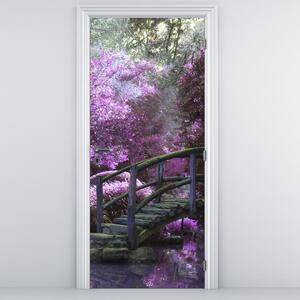 Fototapet pentru ușă - Copaci violeți (95x205cm)