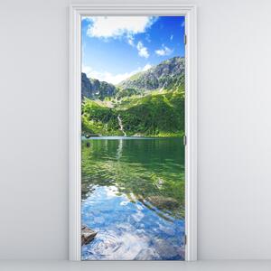 Fototapet pentru ușă - Lac în Munții Tatra (95x205cm)