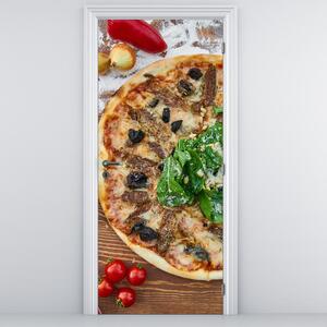 Fototapet pentru ușă - Pizza (95x205cm)