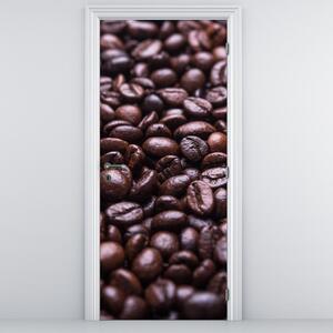 Fototapet pentru ușă - Boabe de cafea (95x205cm)
