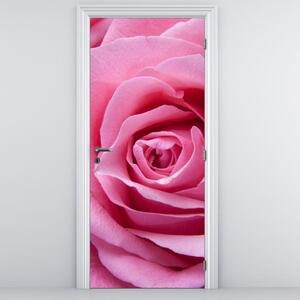 Fototapet pentru ușă - Trandafir (95x205cm)