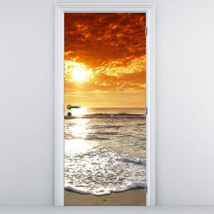 Fototapet pentru ușă - Apus de soare în corsica (95x205cm)