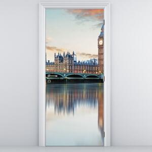 Fototapet pentru ușă - Londra Houses of Parliament (95x205cm)