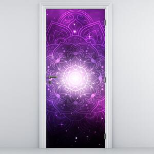 Fototapet pentru ușă - Abstract violet (95x205cm)
