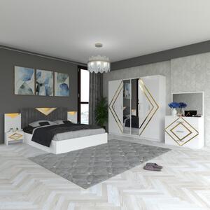 Dormitor Porto Alb 180x200