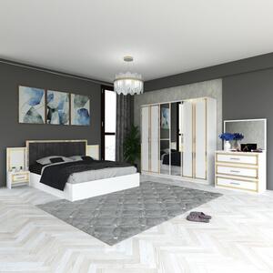 Dormitor Mob01 Alb 180x200