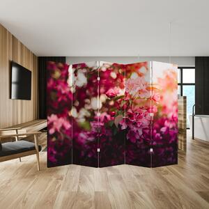 Paravan - Florile tufișului înflorit (210x170 cm)