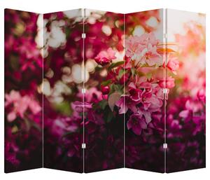 Paravan - Florile tufișului înflorit (210x170 cm)