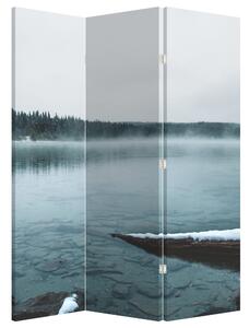 Paravan - Lacul nordic înghețat (126x170 cm)