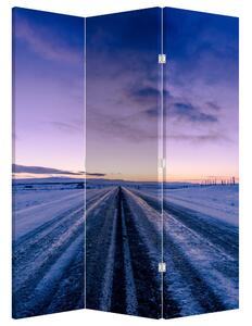 Paravan - Autostrada iarna (126x170 cm)