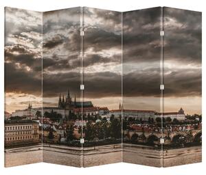 Paravan Castelului Praga în amurg (210x170 cm)