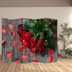 Paravan - Trandafiri (210x170 cm)
