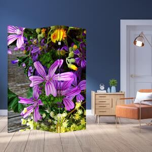 Paravan -Flori de câmp (126x170 cm)
