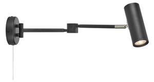 Markslöjd 109181 - Aplică de perete LED reglabilă ARLO LED/4,9W/230V neagră
