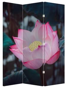 Paravan - Floare roz (126x170 cm)