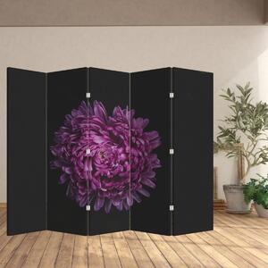 Paravan - Floare violetă (210x170 cm)
