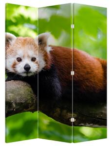Paravan - Panda roșie (126x170 cm)