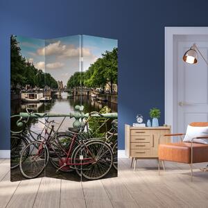 Paravan - Bicicleta în oraș (126x170 cm)