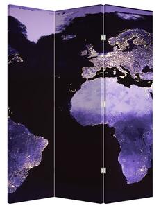 Paravan - Pământul din Cosmos (126x170 cm)