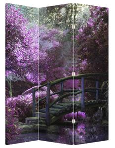 Paravan - Copaci violeți (126x170 cm)