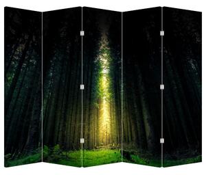 Paravan - Pădurea întunecată (210x170 cm)