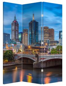 Paravan - Orașul Melbourne (126x170 cm)