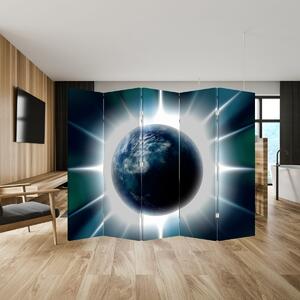 Paravan - Planeta iluminată (210x170 cm)