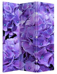 Paravan - Flori violete (126x170 cm)