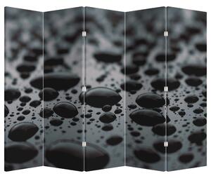 Paravan - Picături de apă (210x170 cm)