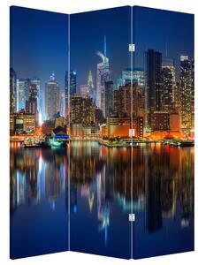 Paravan - Manhattan noaptea (126x170 cm)
