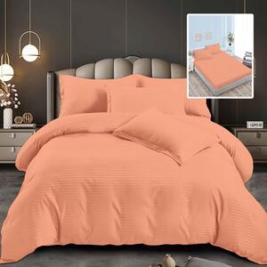 LENJERII DE PAT DAMASC-POLICOTON 6 PIESE CU HUSA (6DPH39)