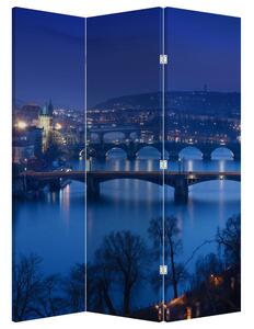 Paravan - Podurile din Praga (126x170 cm)
