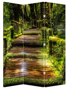 Paravan - Scări într-o pădure tropicală (126x170 cm)