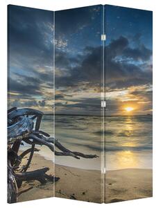 Paravan - Marea în apus de soare (126x170 cm)