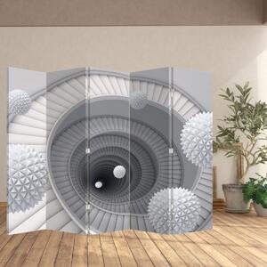 Paravan - Abstracție 3D (210x170 cm)