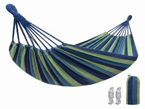 Hamac ZENVIO 200x80 cm, albastru + geanta gratuita