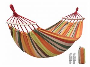 Hamac ZENVIO COMFORT 200x80 cm, portocaliu + geanta gratuita