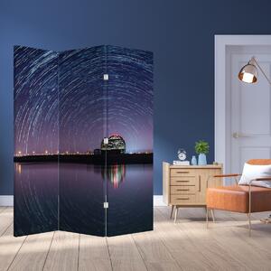 Paravan - Cerul nocturn și stele (126x170 cm)