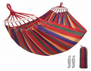 Hamac ZENVIO COMFORT 200x80 cm, rosu + geanta gratuita